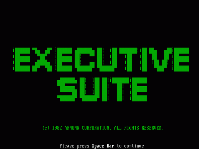 Title screen of Executive Suite