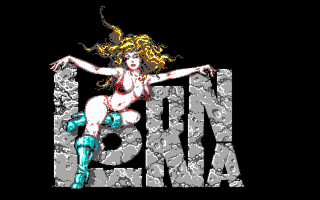 Title screen of Lorna