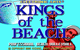 Title screen of Kings of the Beach