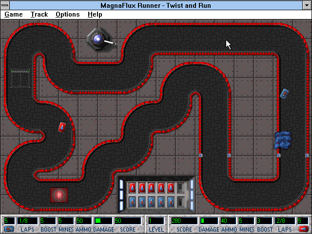 Gameplay of MagnaFlux Runner