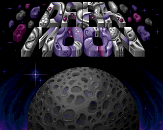 Title screen of Dark Moon