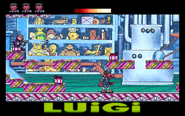 Gameplay of Luigi en Circusland