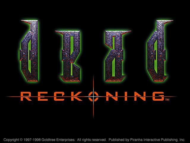 Title screen of Dead Reckoning