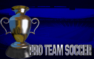 Title screen of Pro Team Soccer