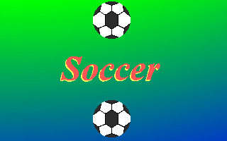 Title screen of Soccer