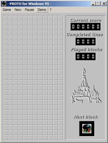 Gameplay of PROTO for Windows 95