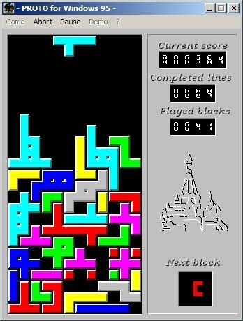 Gameplay of PROTO for Windows 95