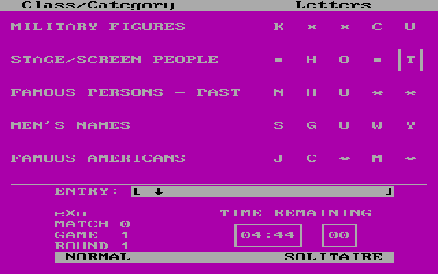 Gameplay of Computer Facts in 5