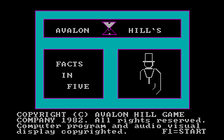 Title screen of Computer Facts in 5