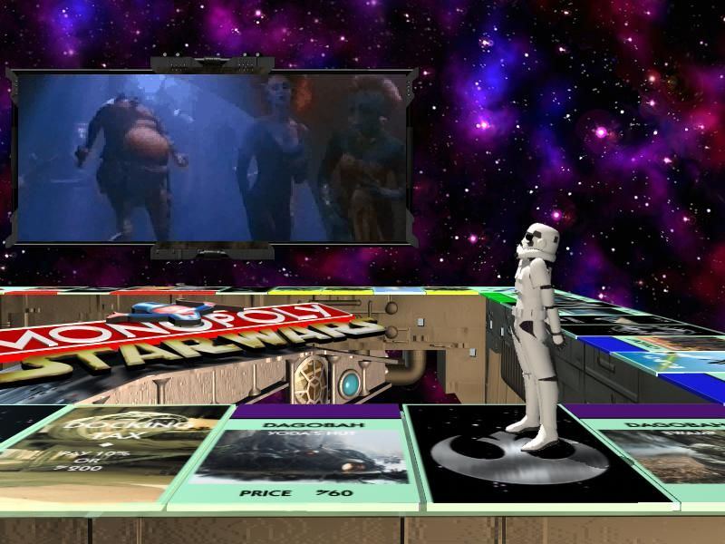 Gameplay of Star Wars: Monopoly