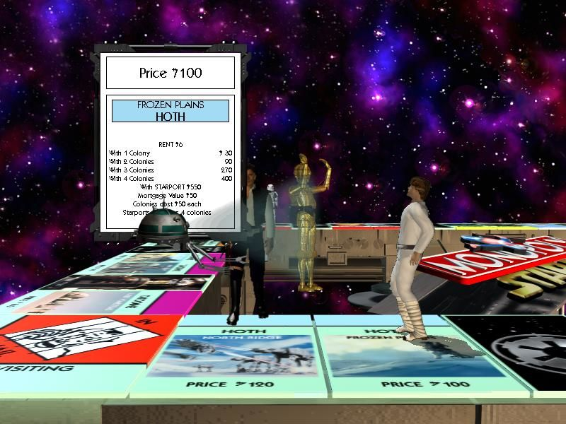 Gameplay of Star Wars: Monopoly