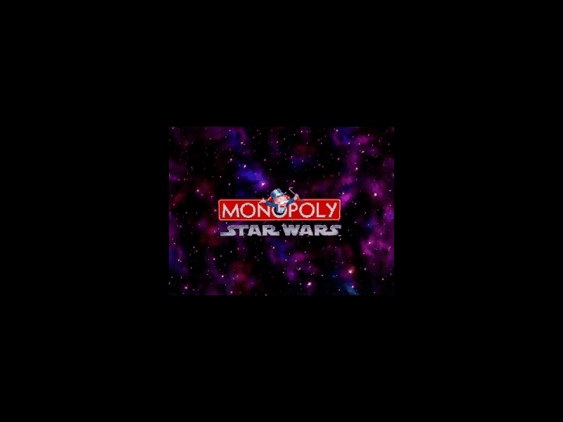 Title screen of Star Wars: Monopoly