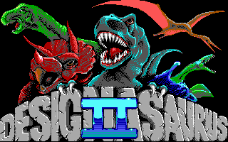 Title screen of Designasaurus II