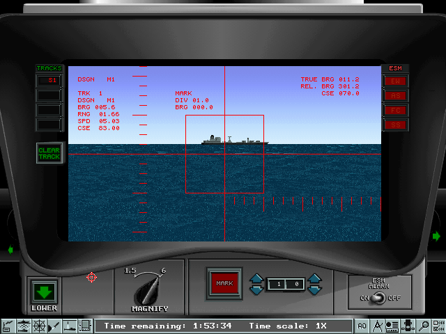 Gameplay of Fast Attack: High Tech Submarine Warfare