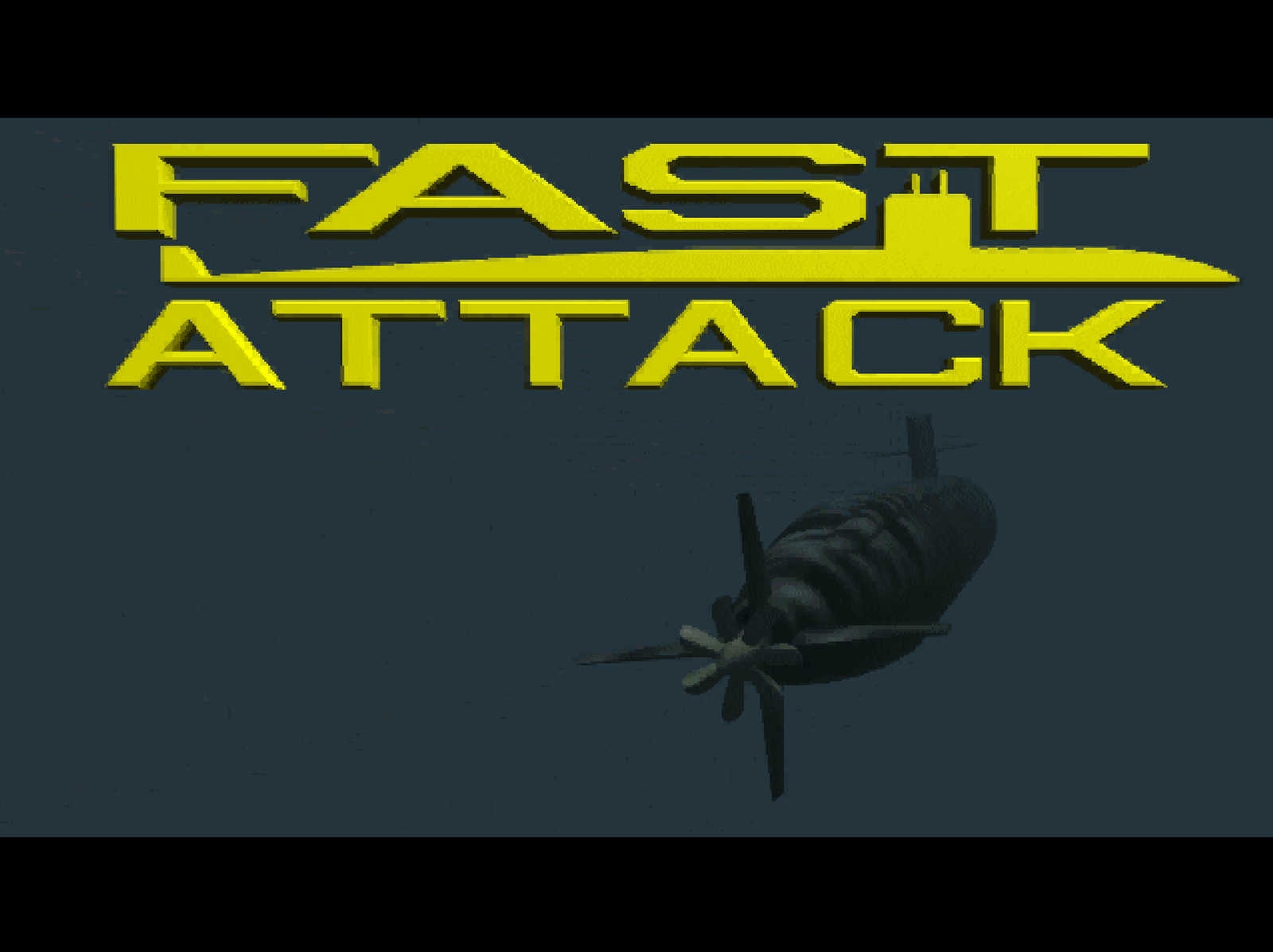 Title screen of Fast Attack: High Tech Submarine Warfare