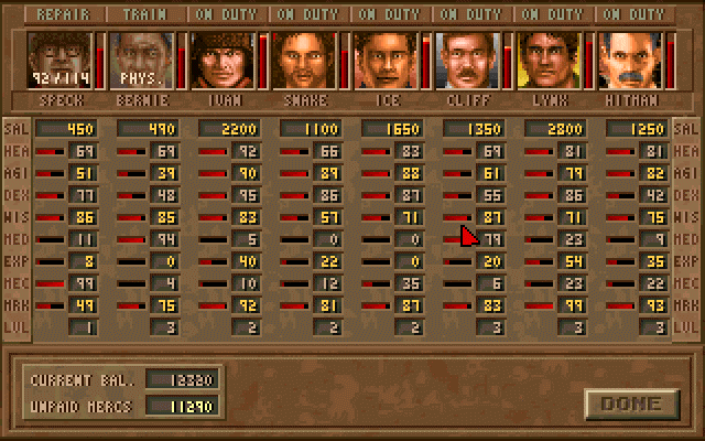 Gameplay of Jagged Alliance: Deadly Games