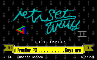 Title screen of Jet Set Willy II: The Final Frontier