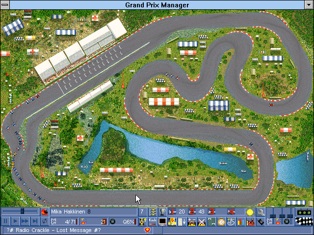 Gameplay of Grand Prix Manager