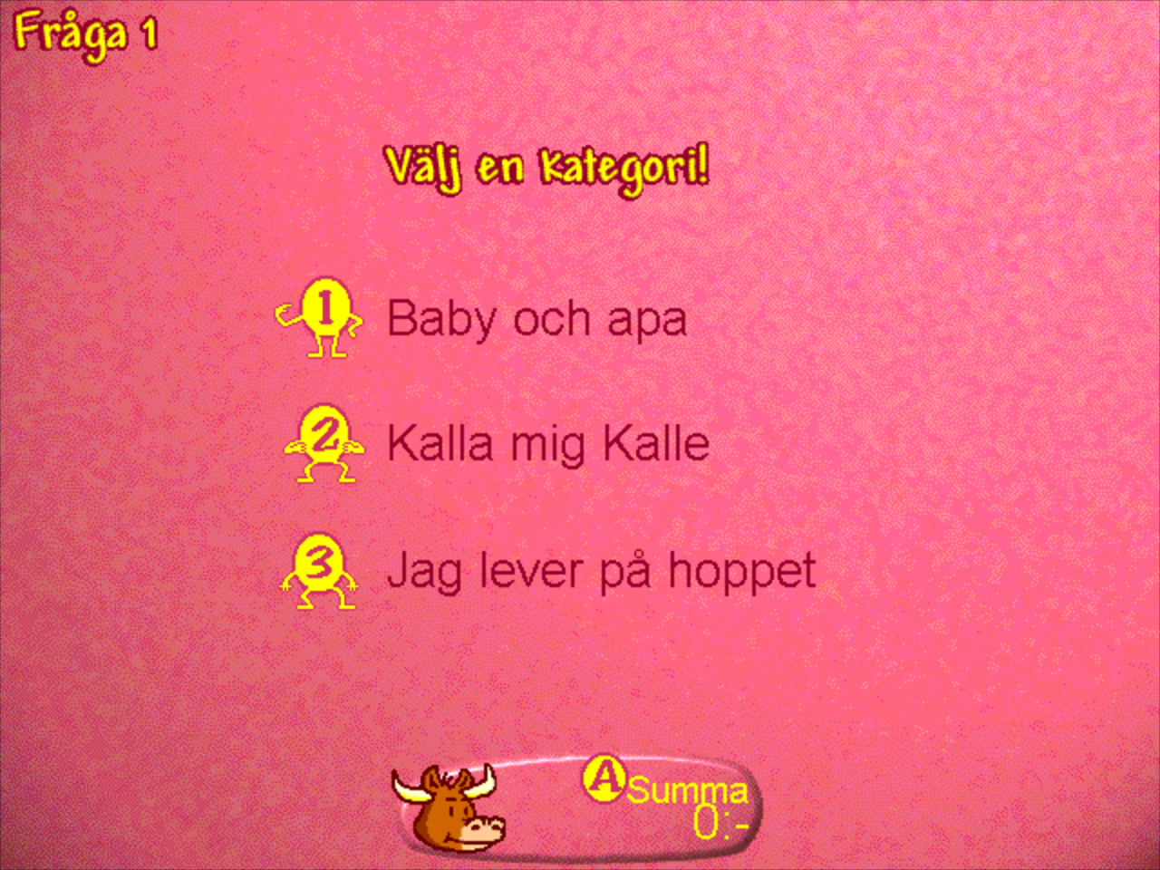 Gameplay of Trodde du ja!