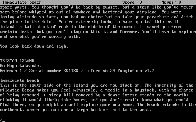 Gameplay of Tristam Island