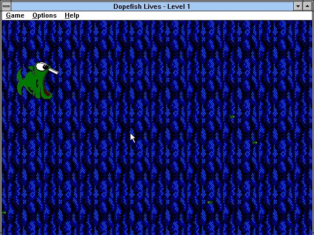 Gameplay of Dopefish Lives!
