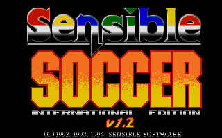 Title screen of International Sensible Soccer