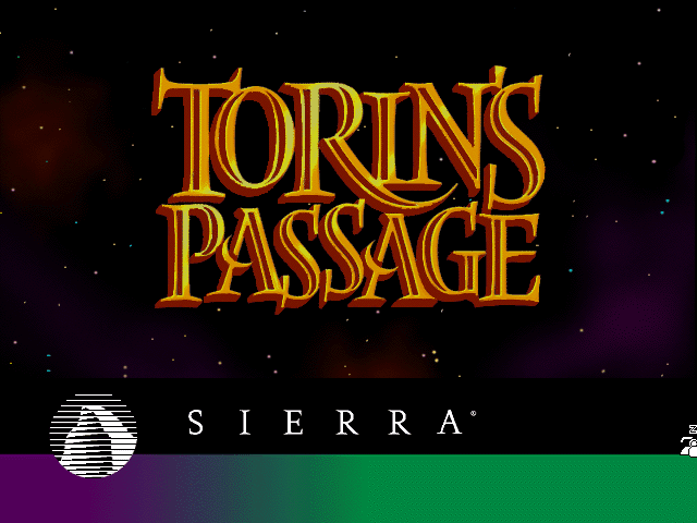 Title screen of Torin's Passage
