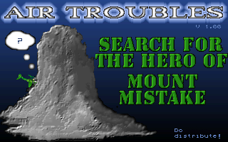 Title screen of Air Troubles