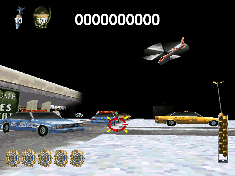 Gameplay of Die Hard Trilogy