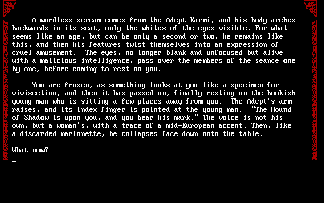 Gameplay of The Hound of Shadow
