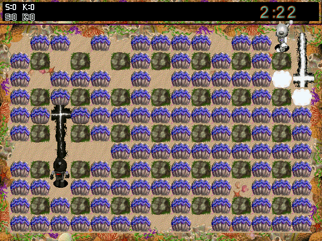 Gameplay of Atomic Bomberman