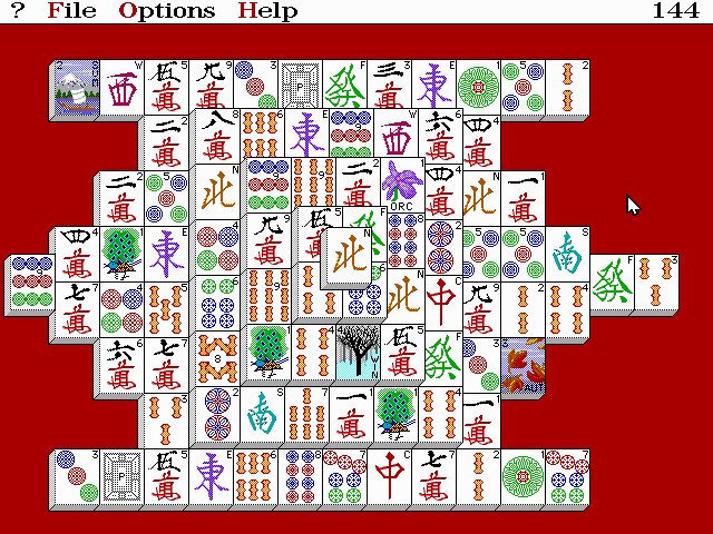Gameplay of Shanghai II: Dragon's Eye