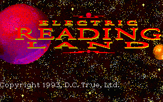 Title screen of Electric Reading Land