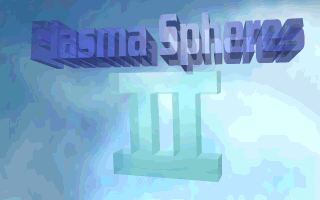 Title screen of Plasma Spheres II