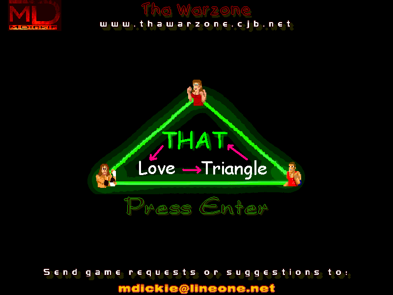Title screen of THAT Love Triangle