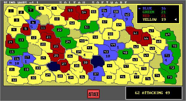 Gameplay of Blind Wars