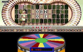 Gameplay of Wheel of Fortune featuring Vanna White