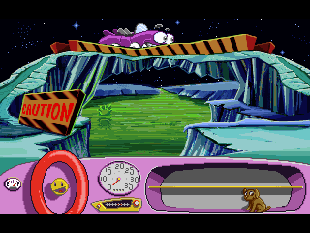 Gameplay of Putt-Putt Goes to the Moon