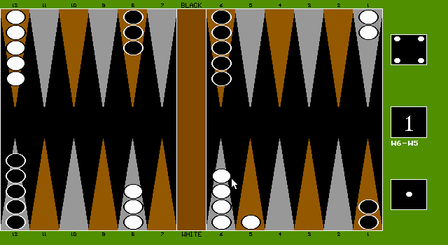 Gameplay of Backgammon Royale