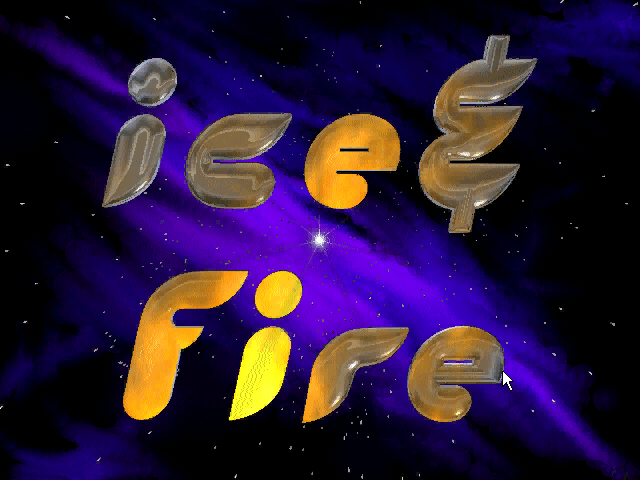 Title screen of Ice & Fire