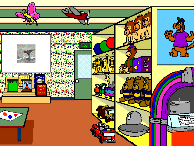 Gameplay of Gus Goes to Cybertown