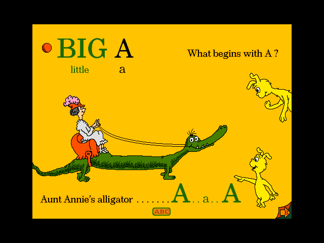 Gameplay of Dr. Seuss's ABC