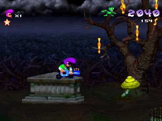 Gameplay of Johnny Bazookatone