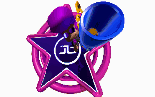 Title screen of Johnny Bazookatone