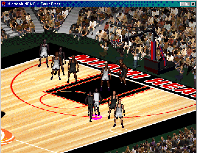 Gameplay of NBA Full Court Press