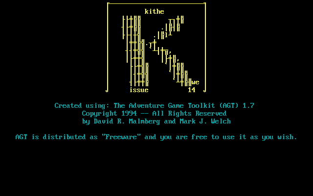 Title screen of Kithe #14