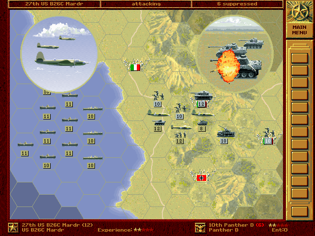 Gameplay of Panzer General