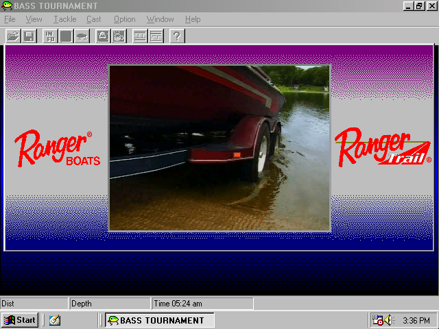 Gameplay of Jimmy Houston's Bass Tournament U.S.A. '97