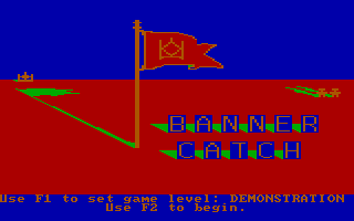 Title screen of Bannercatch