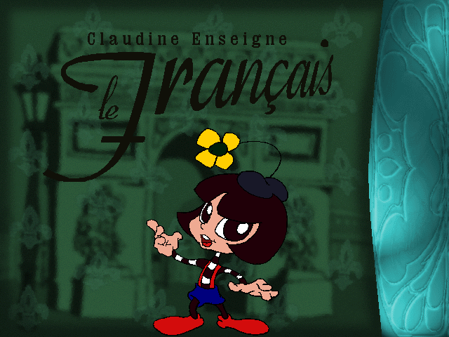 Title screen of KidSpeak French, German, and Spanish
